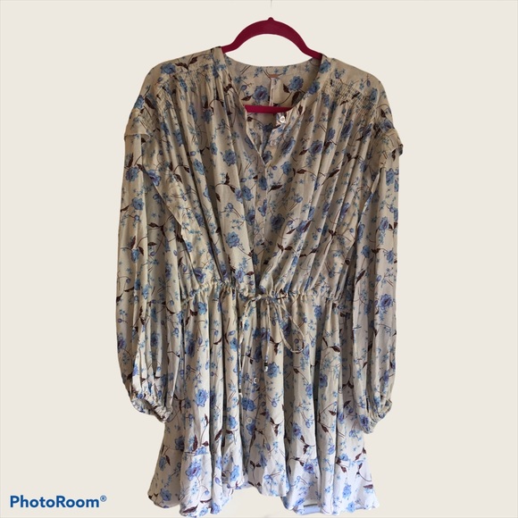 Free people flower fields mini dress - Picture 8 of 9